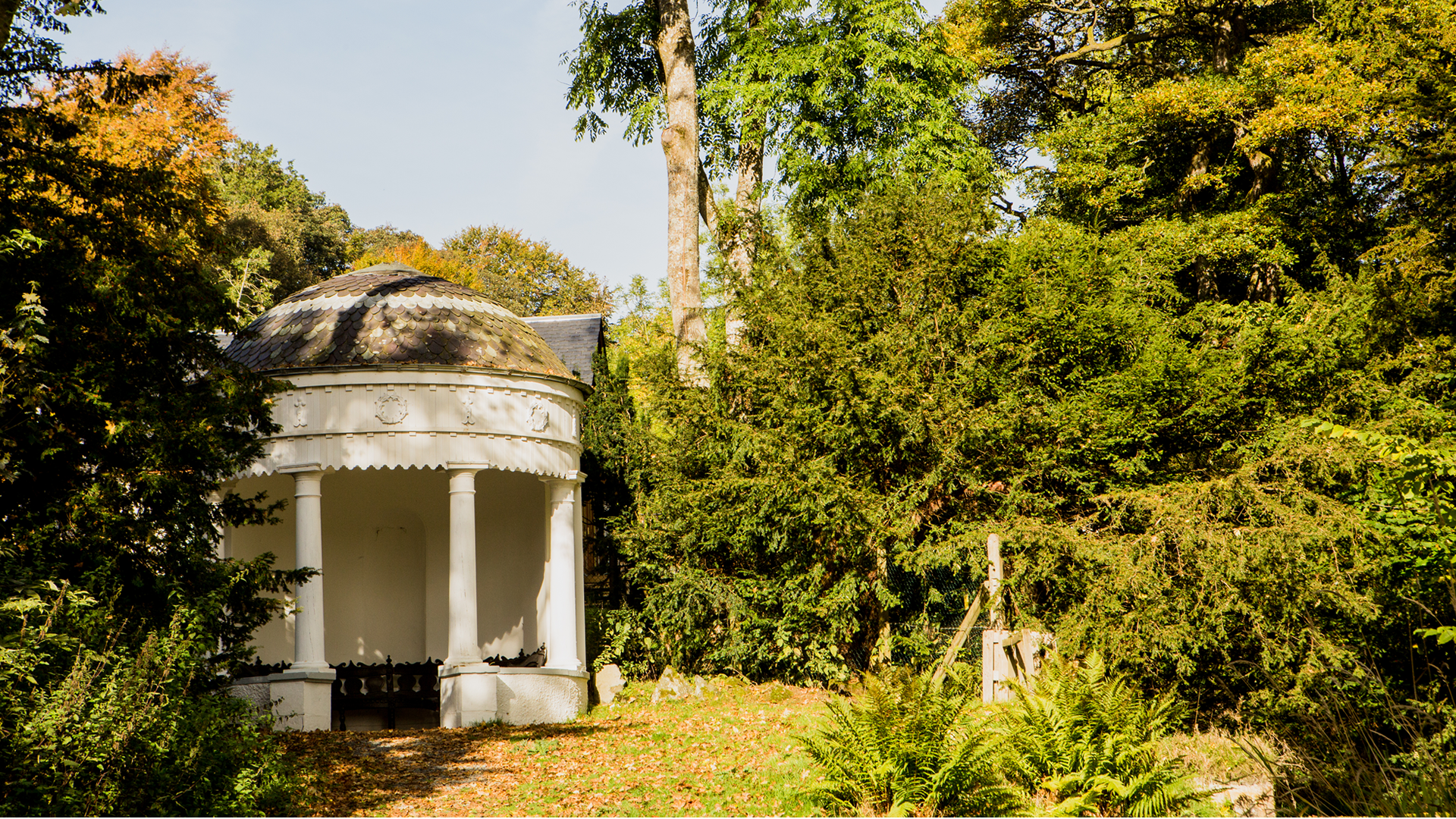 Gazebo at Barony Castle