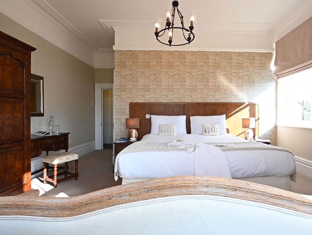 Beautiful bedroom suite at St Mary's Hall Hotel