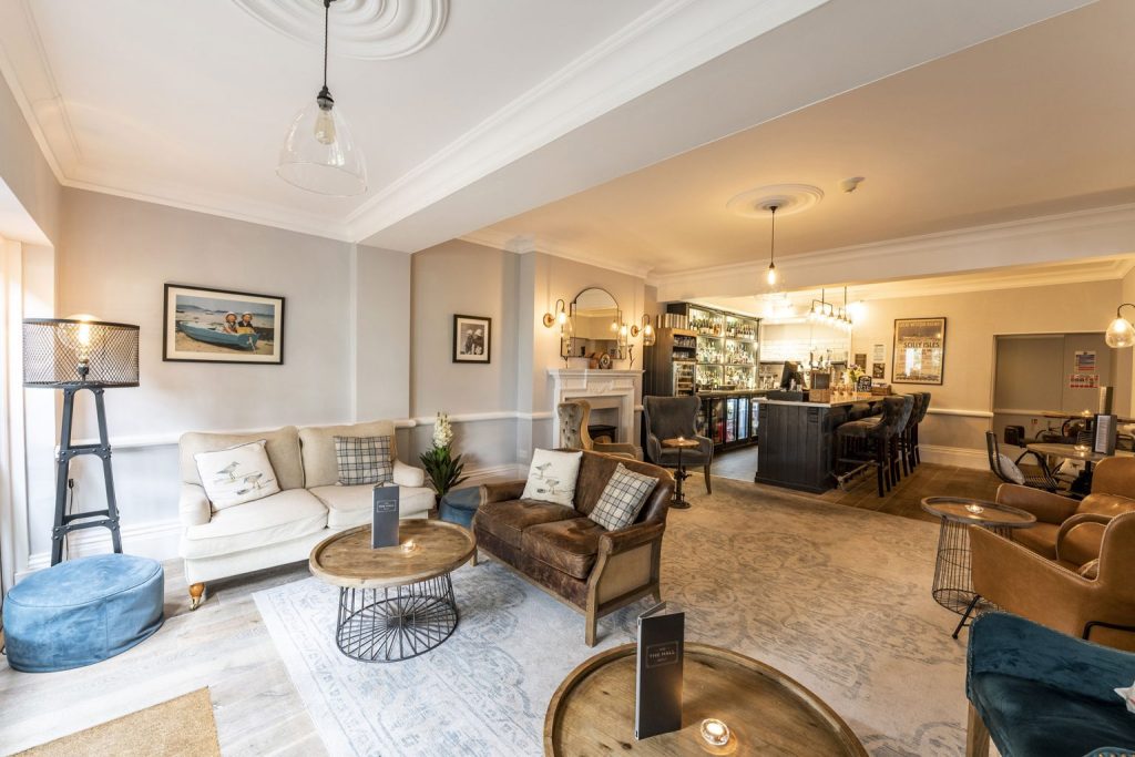 Cosy bar and dining area at St Mary's Hall Hotel